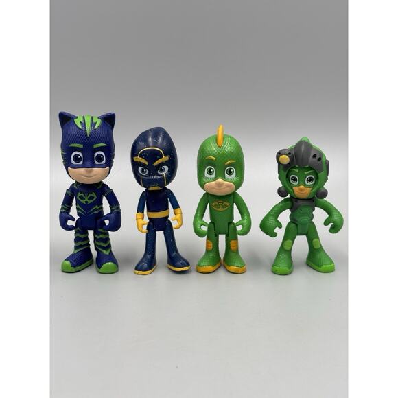 PJ Masks Action Figures Pretend Play Lot Of 4 - Picture 1 of 11